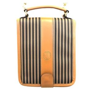 FENDI Vintage Stripe Crossbody Bag